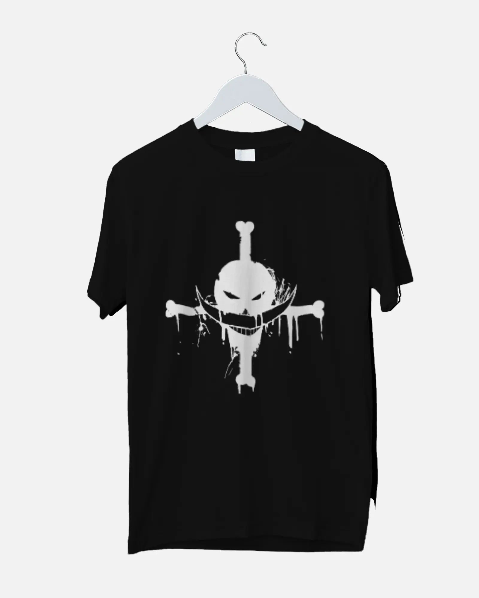 One Piece Ace Black Oversized T-Shirt |Whitebeard pirates|Unisex FOXTALE