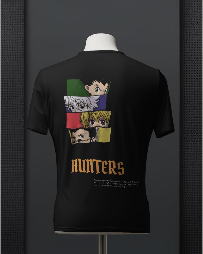 Hunter Family Premium Black Oversized T Shirt |HUNTER X HUNTER FOXTALE