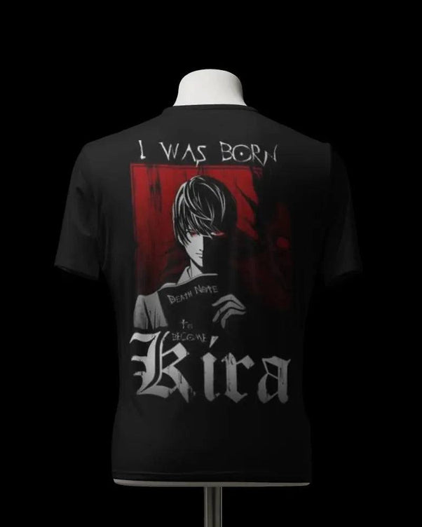 Death Note Kira Black Oversized T Shirt FOXTALE