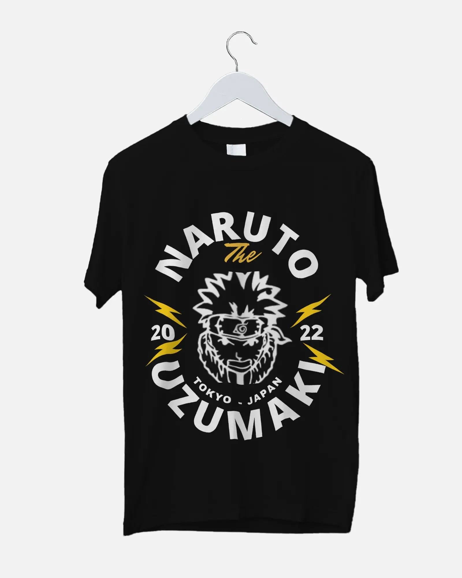 Naruto Black OS T shirt FOXTALE