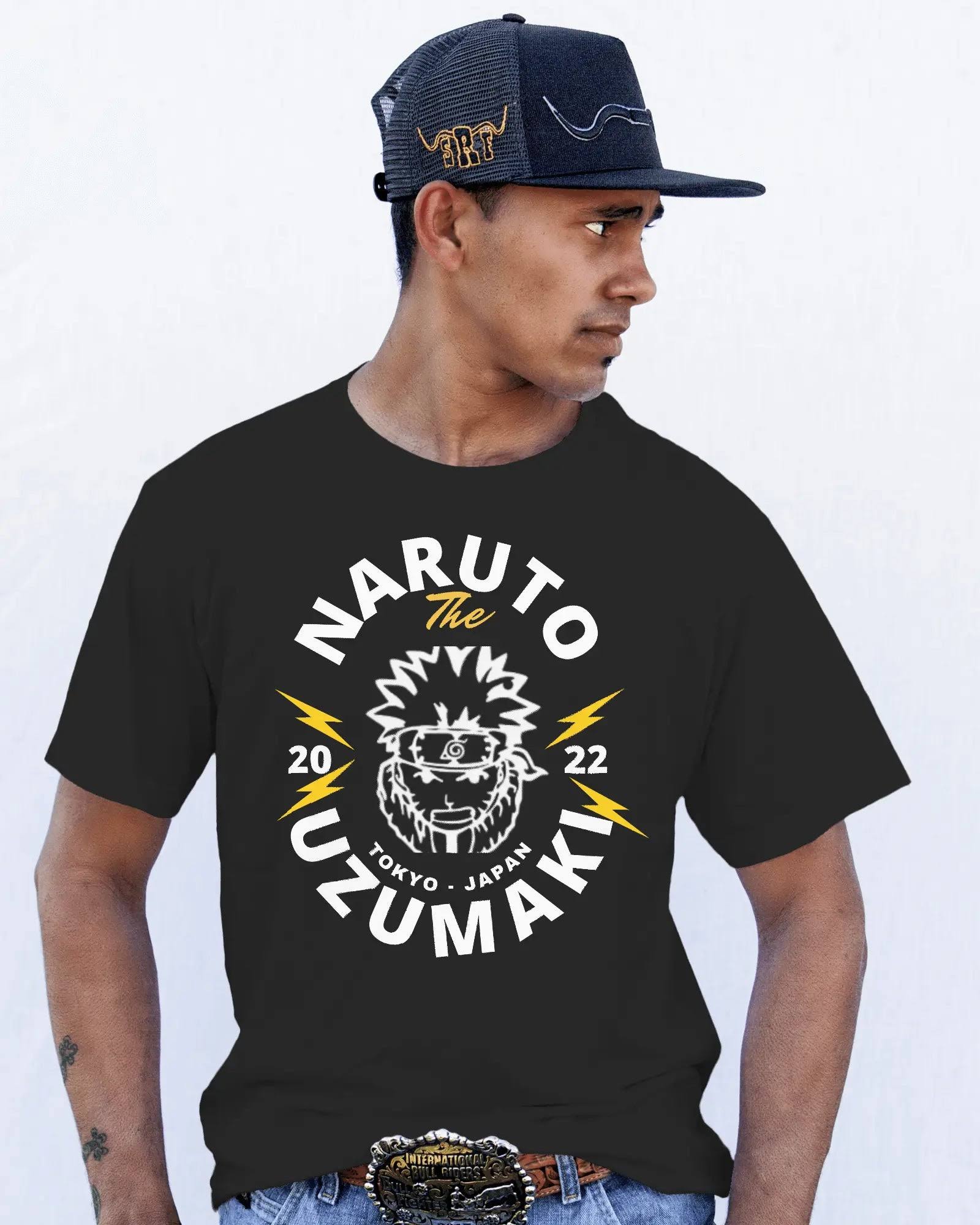 Naruto Black OS T shirt FOXTALE